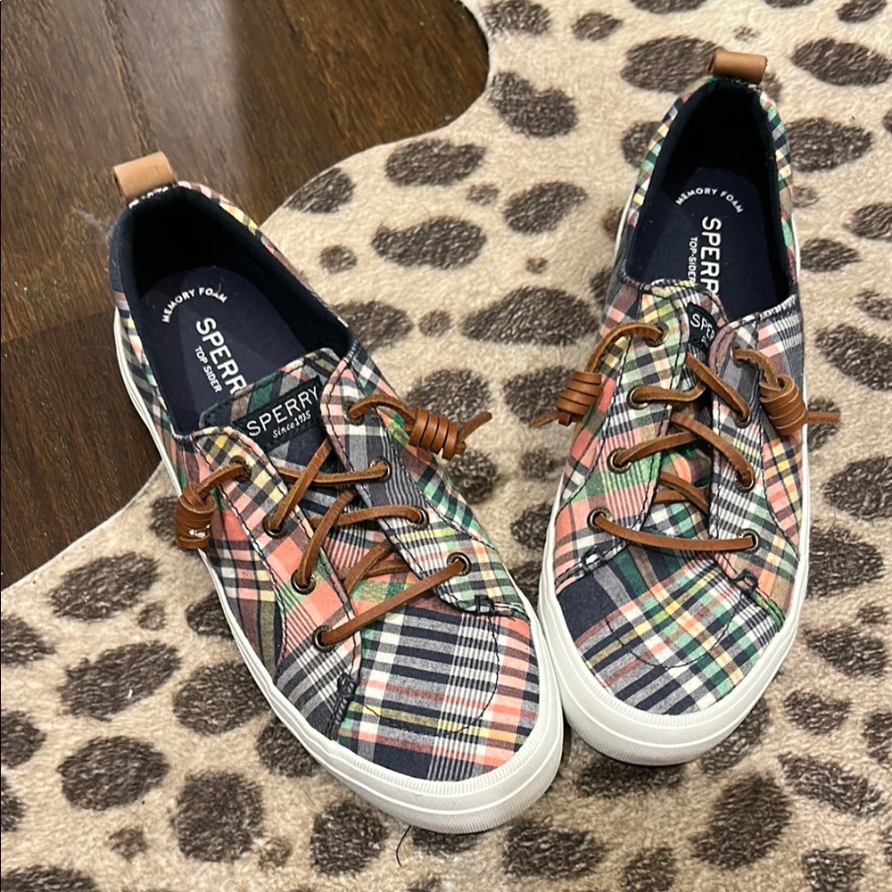 Sperry Plaid Sneakers